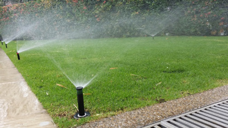 this sprinkler system is running perfectly